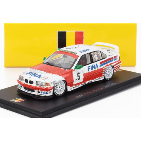 SPARK MODEL BMW 3-SERIES 318iS TEAM BMW FINA BASTOS N 5 3rd 24h SPA 1994 JEAM MICHEL MARTIN - PATRICK SLAUS - ALTFRID HEGER - RE
