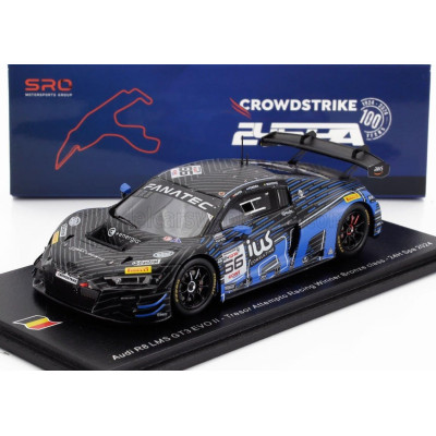 SPARK MODEL AUDI R8 LMS GT3 EVO II 5.2L V10 TEAM TRESOR ATTEMPTO RACING N 66 24h SPA 2024 ANDREY MUKOVOZ - ALEXEY NESOV - DYLAN