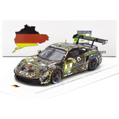 SPARK MODEL PORSCHE 911 992 GT3 CUP TEAM KKRAMER RACING N 121 24h NURBURGRING 2024 M.DI MARTINO - C.BRUCK - F.LEID - M.OBERHEIM