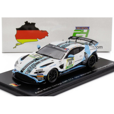 SPARK MODEL ASTON MARTIN VANTAGE AMR GT3 TEAM DORR MOTORSPORT N 169 24h NURBURGRING 2024 O.SANDBERG - A.WENISCH - M.FUNKE - P.DO