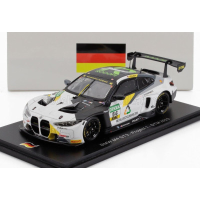 SPARK MODEL BMW 4-SERIES M4 GT3 N 56 PROJECT DTM 2023 SANDRO HOLZEM - WHITE BLACK 1/43