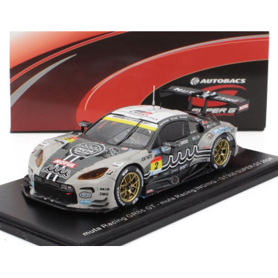 SPARK MODEL TOYOTA GR86 GT TEAM MUTA INGING RACING N 2 GT300 CLASS SUPER GT 2024 YUUI TSUTSUMI - HIBIKI TAIRA - SILVER BLACK 1/4
