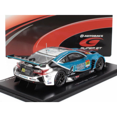 SPARK MODEL LEXUS RC F GT3 ANEST IWATA RACING N 50 GT300 CLASS SUPER GT 2024 IGOR OMURA FRAGA - YUGA FURURTANI - LIGHT BLUE WHIT