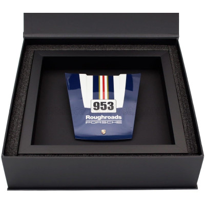 SPARK MODEL ACCESSORIES MINI HOOD PORSCHE 911 992 N 953 RALLY DAKAR ROUGHROADS LIVERY 2023 - BLUE WHITE RED 1/8