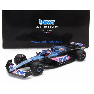 SPARK MODEL ALPINE F1  A523 TEAM BWT ALPINE N 31 SEASON 2023 ESTEBAN OCON - BLUE PINK 1/64