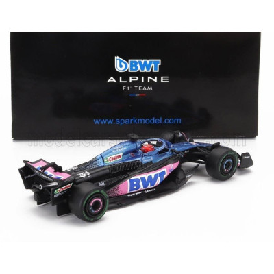 SPARK MODEL ALPINE F1  A523 TEAM BWT ALPINE N 31 SEASON 2023 ESTEBAN OCON - BLUE PINK 1/64