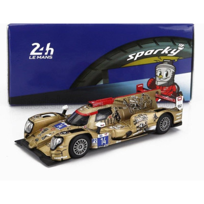 SPARK MODEL ORECA 07 GIBSON GK428 4.2L V8 TEAM NIELSEN RACING N 14 24h LE MANS 2023 M.BECHE - B.HANLEY - R.SALES - GOLD 1/64