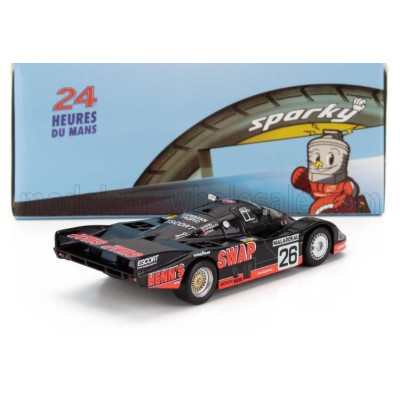 SPARK MODEL PORSCHE 956 2.6L TWIN TURBO TEAM HENN S T-BIRD SWAP SHOP N 26 2nd 24h LE MANS 1984 JEAN RONDEAU - JOHN PAUL Jr. - BL