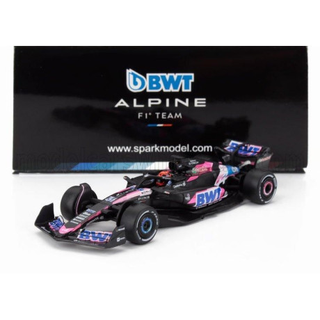 SPARK MODEL ALPINE F1  A524 TEAM BWT ALPINE N 31 SEASON 2024 ESTEBAN OCON - BLACK BLUE PINK 1/64