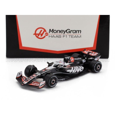 SPARK MODEL HAAS F1  FW24 TEAM MONEYGRAM HAAS N 20 SEASON 2024 KEVIN MAGNUSSEN - BLACK WHITE 1/64