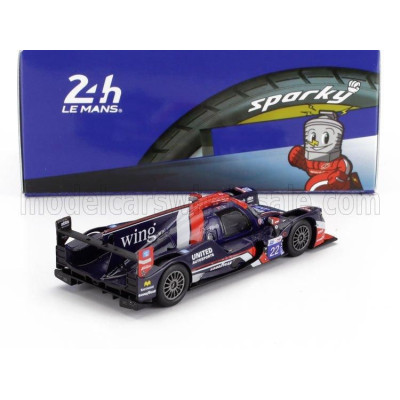 SPARK MODEL ORECA 07 GIBSON GK428 4.2L V8 TEAM UNITED AUTOSPORTS N 22 WINNER LMP2 CLASS 24h LE MANS 2024 BIJOY GARG - OLIVER JAR