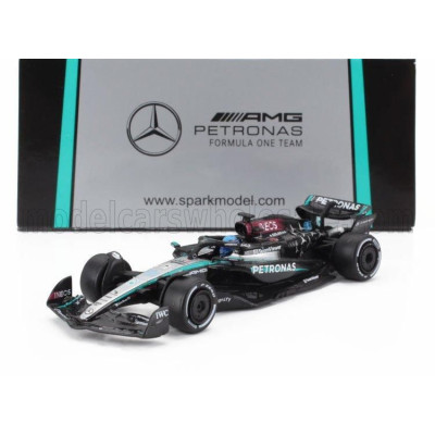 SPARK MODEL MERCEDES GP F1  W15 EQ PERFORMANCE TEAM AMG PETRONAS MOTORSPORT N 63 WINNER LAS VEGAS USA GP 2024 GEORGE RUSSELL - B