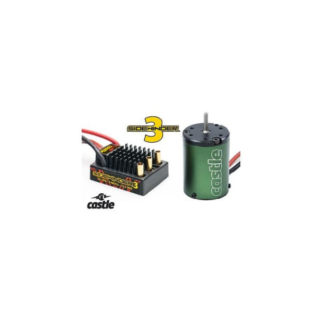 Castle motor 1406 7700ot / V senzored, reg. Sidewinder V3