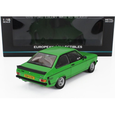 SUN STAR FORD ENGLAND ESCORT MKII RS MEXICO RHD 1976 - GREEN 1/18