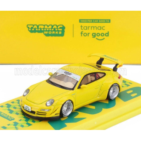 TARMAC PORSCHE 911 997-2 RWB COUPE NOTTING HILL 2008 - YELLOW 1/64