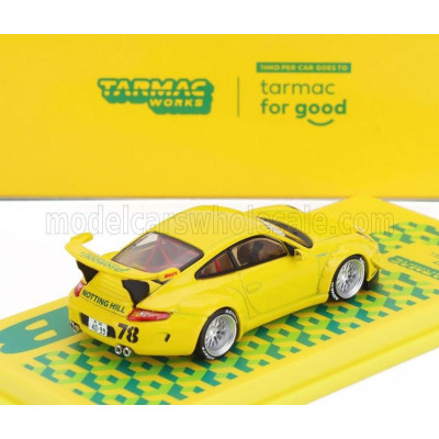 TARMAC PORSCHE 911 997-2 RWB COUPE NOTTING HILL 2008 - YELLOW 1/64