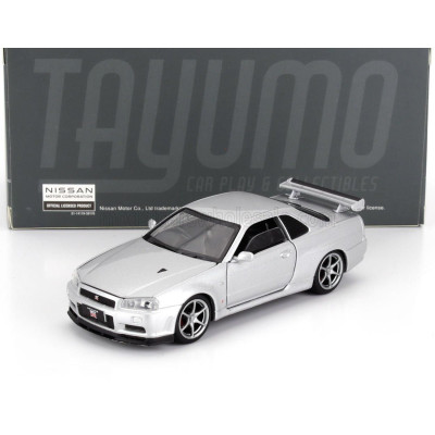 TAYUMO NISSAN GT-R (R34) COUPE V-SPEC II 1999 - SILVER 1/32