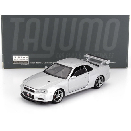 TAYUMO NISSAN GT-R (R34) COUPE V-SPEC II 1999 - SILVER 1/32