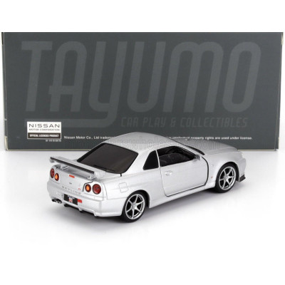 TAYUMO NISSAN GT-R (R34) COUPE V-SPEC II 1999 - SILVER 1/32