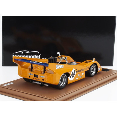TECNOMODEL McLAREN M8D CAN-AM N 48 WINNER MONT TREMBLANT 1970 DAN GURNEY - CON VETRINA - WITH SHOWCASE - ORANGE 1/18