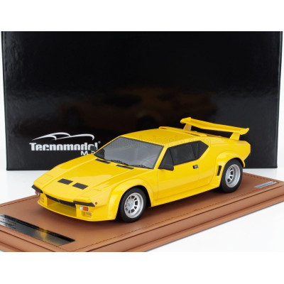 TECNOMODEL DE TOMASO PANTERA GT5 1982 - YELLOW 1/18