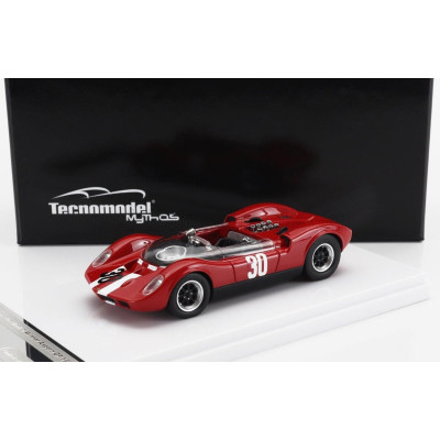 TECNOMODEL McLAREN ELVA MARK 1 TEAM OASC N 30 WINNER ASPERN GP 1965 C.VOGELE - RED 1/43