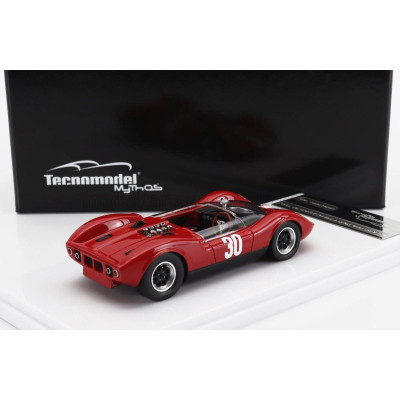 TECNOMODEL McLAREN ELVA MARK 1 TEAM OASC N 30 WINNER ASPERN GP 1965 C.VOGELE - RED 1/43
