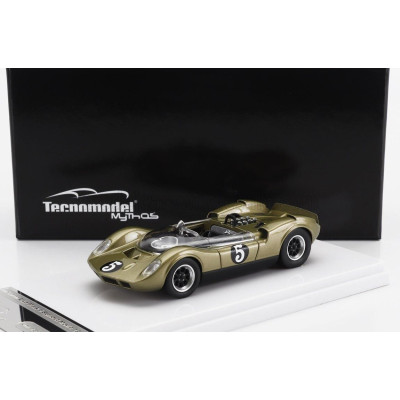 TECNOMODEL McLAREN ELVA MARK 1 N 5 SPINOUT MOVIE 1966 - TV SERIES - GOLD 1/43