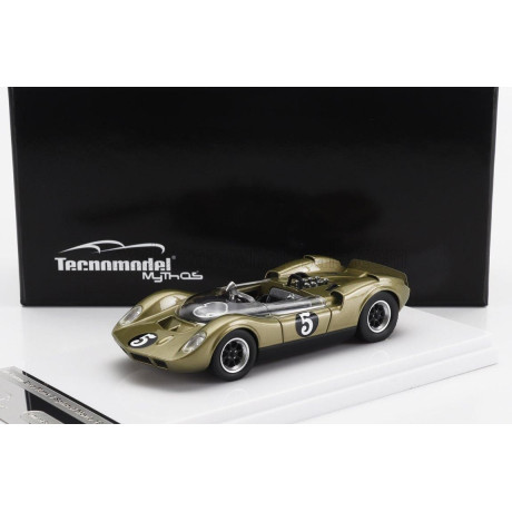 TECNOMODEL McLAREN ELVA MARK 1 N 5 SPINOUT MOVIE 1966 - TV SERIES - GOLD 1/43