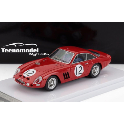 TECNOMODEL FERRARI 330 LMB 4.0L V12 TEAM MARANELLO CONCESSIONAIRES N 12 24h LE MANS 1963 JACK SEARS - MIKE SALMON - RED 1/43
