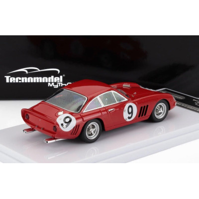 TECNOMODEL FERRARI 330 LMB 4.0L V12 TEAM PIERRE NOBLET N 9 24h LE MANS 1963 PIERRE NOBLET - JEAN GUICHET - RED 1/43