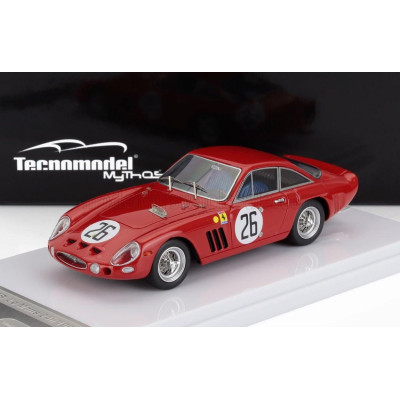 TECNOMODEL FERRARI 330 LMB 4.0L V12 TEAM NORTH AMERICAN RACING N.A.R.T. N 26 24h LE MANS 1963 MASTEN GREGORY - DAVID PIPER - RED