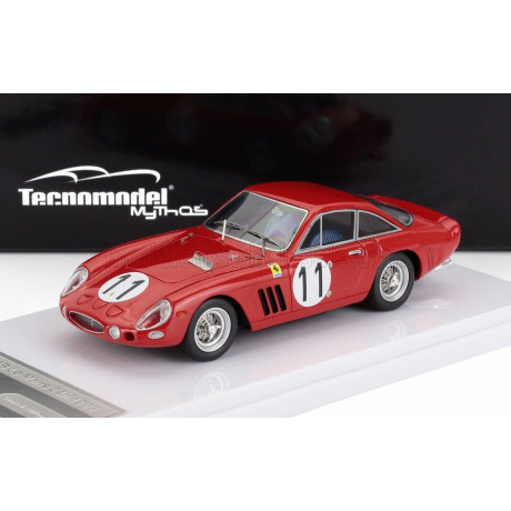 TECNOMODEL FERRARI 330 LMB 4.0L V12 TEAM NORTH AMERICAN RACING N.A.R.T. N 11 24h LE MANS 1963 DAN GURNEY - JIM HALL - RED 1/43