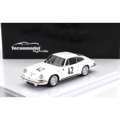 TECNOMODEL PORSCHE 901 911 S TEAM AUGUSTE VEUILLET N 42 24h LE MANS 1967 R.BUCHET - H.LINGE - WHITE 1/43