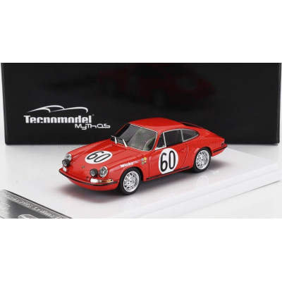 TECNOMODEL PORSCHE 901 911 S TEAM P.FARJON N 60 24h LE MANS 1967 A.WICKY - P.FARJON - RED 1/43