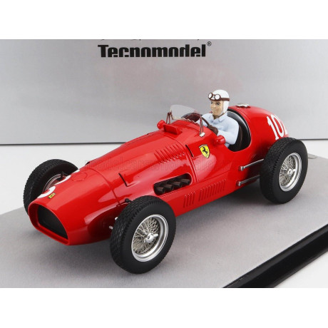TECNOMODEL FERRARI F1  500 F2 N 102 NURBURGRING GP (with pilot figure) 1952 NINO FARINA - RED 1/18