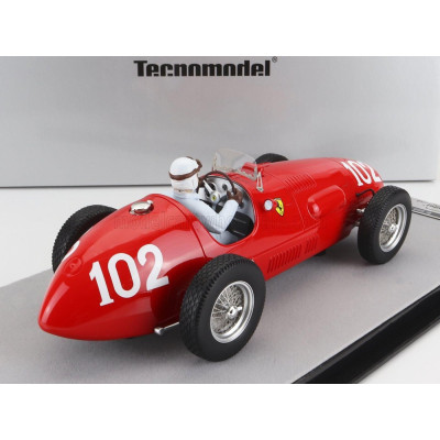 TECNOMODEL FERRARI F1  500 F2 N 102 NURBURGRING GP (with pilot figure) 1952 NINO FARINA - RED 1/18