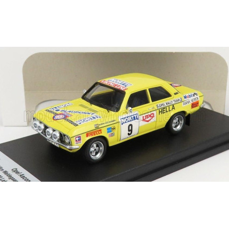 TROFEU OPEL ASCONA A N 9 RALLY 1000 LAKES 1974 B.WALDEGAARD - A.HERTZ - YELLOW 1/43