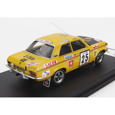 TROFEU OPEL ASCONA (night version) N 25 RALLY TAP 1973 M.QUEPE - M.AMARAL - YELLOW BLACK 1/43