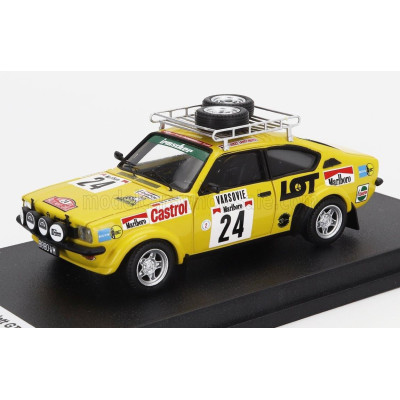TROFEU OPEL KADETT GT/E (night version) N 24 RALLY MONTECARLO 1978 JERZY LANDSBERG - MAREK MUSZYNSKI - YELLOW 1/43