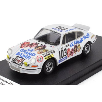 TROFEU PORSCHE 911 CARRERA RS COUPE N 103 TOUR AUTO 1973 HERVE BAYARD - RENE LIGONNET - WHITE 1/43