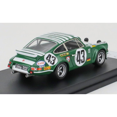 TROFEU PORSCHE 911 CARERA RS COUPE (night version) N 43 24h LE MANS 1973 JURGEN ZINK - GERD QUIST - MANFRED LAUB - GREEN WHITE 1