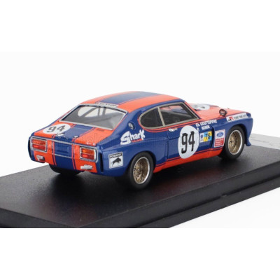 TROFEU FORD ENGLAND CAPRI 2600 RS TEAM ECURIE TOURS AUTO N 94 24h LE MANS 1975 CHRISTIAN GOUTTEPIFFRE - JEAN PIERRE BODIN - BLUE