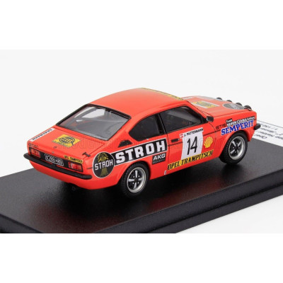 TROFEU OPEL KADETT GT/E (night version) N 14 2nd RALLY JANNER 1977 SEPP HAIDER - JORG PATTERMANN - ORANGE 1/43