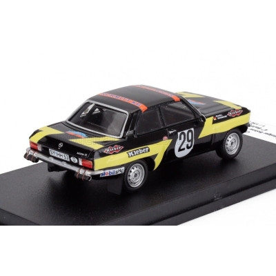 TROFEU OPEL ASCONA (night version) N 29 RALLY BALTIC 1975 HOLGHER BOHNE - FRANZ JOSEF MOORMANN - BLACK YELLOW 1/43