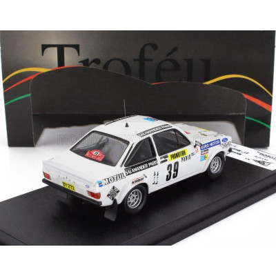 TROFEU FORD ENGLAND ESCORT MKII N 39 RALLY MONTECARLO 1980 NICOLAS KOOB - WIN JACOBY - WHITE 1/43
