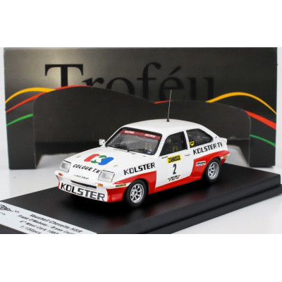 TROFEU VAUXHALL CHEVETTE HSR N 2 RALLY WEST CORK 1983 FRANK O'MAHONY - BRYAN CURTIN - WHITE RED 1/43