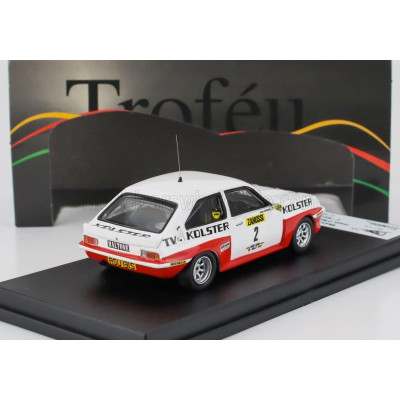 TROFEU VAUXHALL CHEVETTE HSR N 2 RALLY WEST CORK 1983 FRANK O'MAHONY - BRYAN CURTIN - WHITE RED 1/43