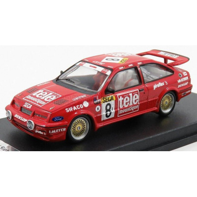 TROFEU FORD ENGLAND SIERRA COSWORTH N 8 24h SPA 1987 A.ROUSE - T.TASSIN - W.PERCY - RED 1/43