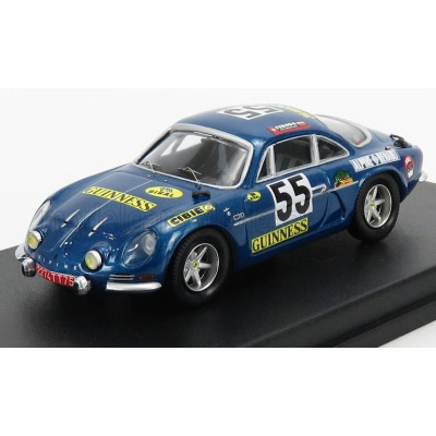 TROFEU RENAULT ALPINE A110 N 55 WINNER CLASS 1000km SPA 1970 J.M.JACQUEMIN - B.PALAYER - BLUE MET 1/43